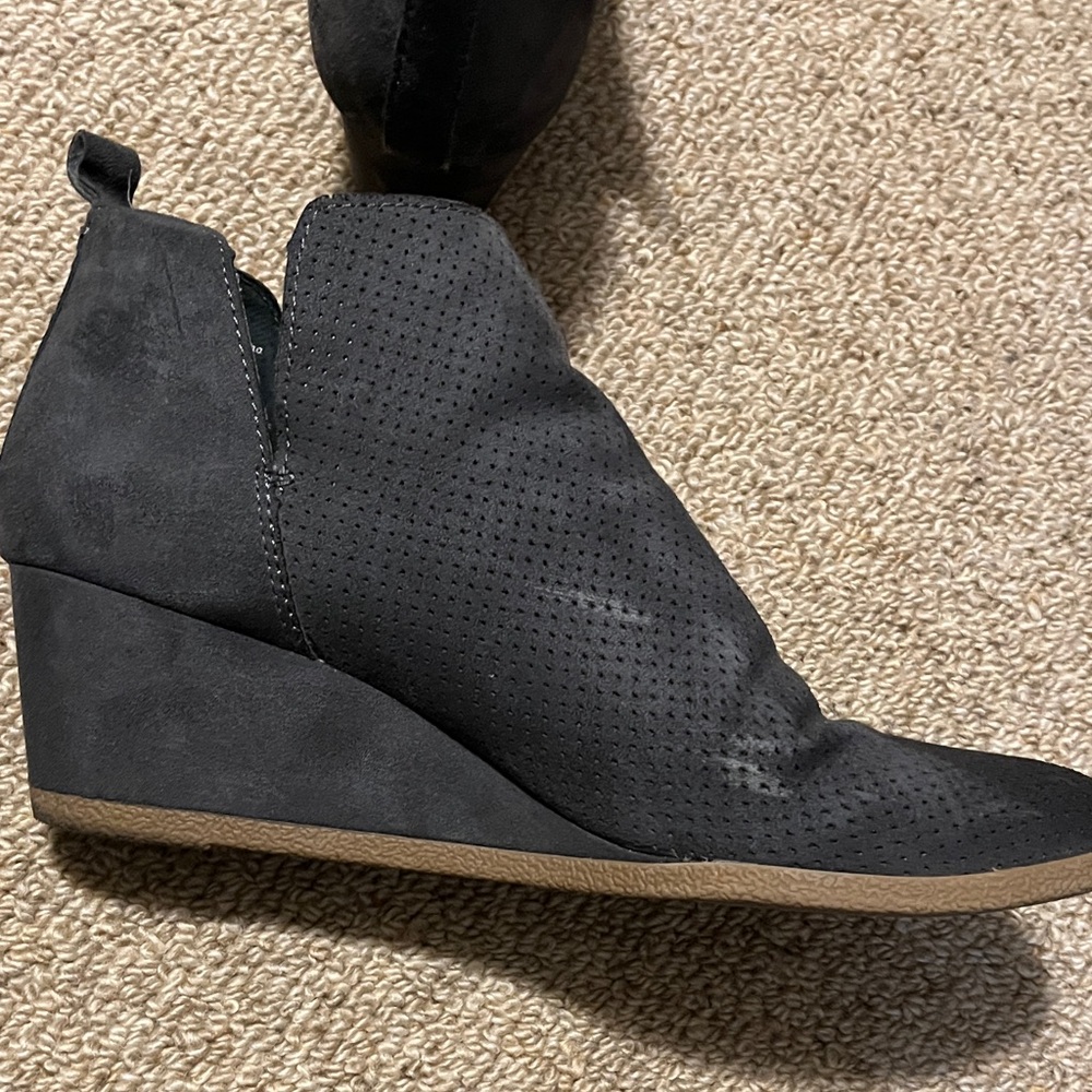 Charcoal Gray Dolce Vita DV8 Ankle Boots 7M - Picture 6 of 6